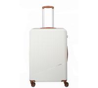 Travelite Koffer Bali Größe L, 77 cm, 96 Liter, Reisekoffer groß | kratzfester ABS Hartschalenkoffer, großer Trolley mit 4 Doppelrollen & TSA Zahlenschloss, viel Stauraum, Rollkoffer