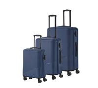 Travelite 3 tlg. Set Trolley Bali S 55 M 67 L 77 cm mit 4 Rollen in Blau