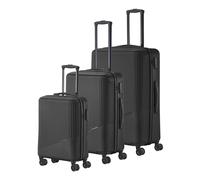 Travelite Koffer Set Bali Größen L/M/S, 3-teilig, ABS Hartschale | Kofferset 3-teilig, Handgepäck Trolley & 2 Hartschalenkoffer, 4 Doppelrollen, TSA- & Zahlenschloss, viel Stauraum