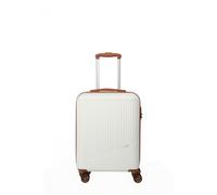 Travelite Handgepäck Trolley klein, Bali, 55x39x20 cm, 2,5 kg, Kratzfeste Hartschale, mit 4 Doppelrollen & Zahlenschloss - Koffer passend für Lufthansa, Ryanair, easyJet