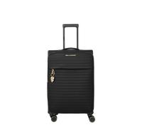 Travelite Barbara Stepp 4-Rollen Trolley schwarz, Nylon, 42 x 68 x 27cm