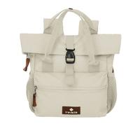 Travelite Rucksack BASICS Mini Rollup Rucksack, 7 L, 20 x 27 x 10 cm, 0,20 kg, viele Fächer - City-, Freizeit- & Tagesrucksack für Damen und Herren, Off-White