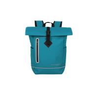 Travelite Rolltop Rucksack wasserfest, Fahrradrucksack, Freizeitrucksack mit Rolltop Verschluss & Reflektoren, BASICS, 48 cm, 19 Liter