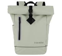 Travelite Rolltop Rucksack wasserfest, Fahrradrucksack, Freizeitrucksack mit Rolltop Verschluss & Reflektoren, BASICS, 48 cm, 19 Liter