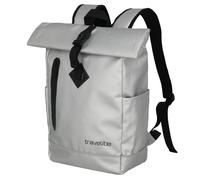 Travelite Basics Rollup Rucksack aus Plane 48 cm -Silver