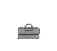 Travelite Trolley Reisetasche mit Rollen mittelgroß, erweiterbar, Basics, Weichgepäck Rolltasche mit Dehnfalte, 55 cm, 51-64 Liter