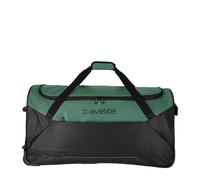 travelite Trolley Reisetasche mit Rollen aus wasserabweisendem Material, Basics Weichgepäck Rolltasche mit großem Hauptfach, 71 cm, 97 Liter