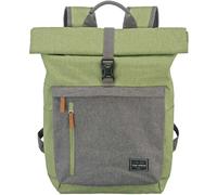 Travelite Handgepäck Rucksack, Laptop Rucksack 15,6 Zoll, BASICS, Reiserucksack Rolltop Funktion, 60 cm, 35 Liter