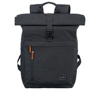 travelite Handgepäck Rucksack, Laptop Rucksack 15,6 Zoll, BASICS, Reiserucksack Rolltop Funktion, 60 cm, 35 Liter