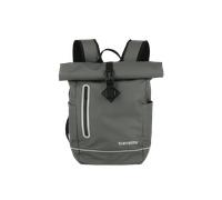 Travelite Rolltop Rucksack wasserfest, Fahrradrucksack, Freizeitrucksack mit Rolltop Verschluss & Reflektoren, BASICS, 48 cm, 19 Liter