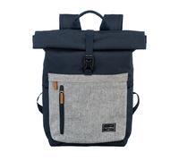 Travelite BASICS Rollup Rucksack, Marine/Grau