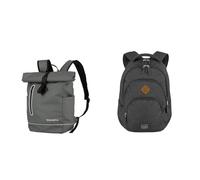 Travelite BASICS Rucksack aus wasserfestem Material, Schulrucksack & Rucksack Handgepäck mit Laptop Fach 15,6 Zoll