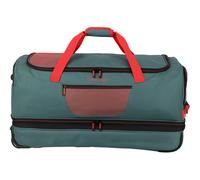 travelite Basics Wheeled Duffle Expandable L Green / Orange