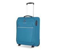 Travelite Bordtrolley Handgepäck Koffer leicht, 2 Rollen, Cabin, Weichgepäck Trolley klein mit Schloss, 52 cm, 39 Liter