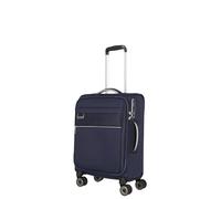Travelite Bordtrolley Handgepäck Koffer nachhaltig, 4 Rollen, MIIGO, Weichgepäck Trolley klein aus recyceltem Material, TSA Schloss, 55 cm, 35 Liter