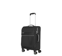 Travelite Bordtrolley Handgepäck Koffer nachhaltig, 4 Rollen, MIIGO, Weichgepäck Trolley klein aus recyceltem Material, TSA Schloss, 55 cm, 35 Liter