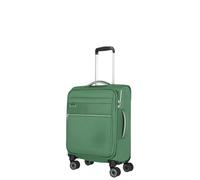 Travelite Bordtrolley Handgepäck Koffer nachhaltig, 4 Rollen, MIIGO, Weichgepäck Trolley klein aus recyceltem Material, TSA Schloss, 55 cm, 35 Liter