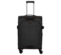Travelite Briize Trolley M Schwarz Koffer mit 4 Rollen Weichgepäck