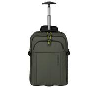 Travelite Backpack Rucksack Trolley Briize 2 Rollen mit Laptopfach 15,6 Zoll Khaki