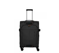 Travelite Briize Trolley M Schwarz Koffer mit 4 Rollen Weichgepäck