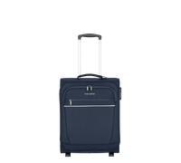 Travelite Bordtrolley Handgepäck Koffer leicht, 2 Rollen, Cabin, Weichgepäck Trolley klein mit Schloss, 52 cm, 39 Liter