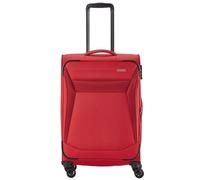 Travelite Chios 4 Rollen Trolley 67 cm mit Dehnfalte rot