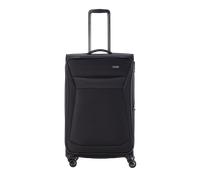 Travelite 4-Rad Koffer Größe L Weichschale, Gepäck Serie Chios mit Dehnfalte + Kantenschutz, Trolley in Zeitloser Optik, 78 cm, 90-97 Liter