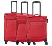 Travelite Chios 4 Rollen Kofferset 3-teilig rot (80040-10) rot
