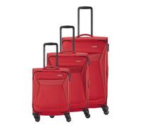 Travelite Chios 4w L/M/S Rot Koffer mit 4 Rollen Weichgepäck