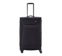 Travelite 4-Rad Koffer Größe L Weichschale, Gepäck Serie Chios mit Dehnfalte + Kantenschutz, Trolley in Zeitloser Optik, 78 cm, 90-97 Liter