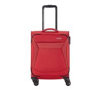 Travelite Handgepäck Trolley klein, Chios, Weichschale, 55x39x20 cm, 2,4 kg, mit 4 Doppelrollen & Zahlenschloss - Koffer passend für Lufthansa, Swiss, Eurowings, Ryanair, easyJet