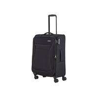 Travelite Chios 4-Rollen Trolley schwarz, Polyester, 42 x 67 x 27cm