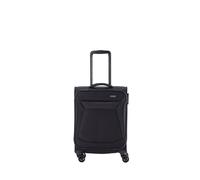 Travelite 4-Rad Koffer Handgepäck Weichschale, IATA Bordgepäck Maß; Serie Chios, Trolley mit Kantenschutz + Aufsteckfunktion, 55 cm, 34 Liter