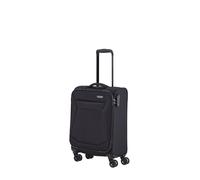 Travelite 4-Rad Koffer Handgepäck Weichschale, IATA Bordgepäck Maß; Serie Chios, Trolley mit Kantenschutz + Aufsteckfunktion, 55 cm, 34 Liter