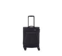 Travelite Handgepäck Koffer Chios Größe S, 55x39x20 cm, 2,4 kg, leicht | kleiner Weichschalenkoffer, Bordtrolley für Lufthansa, SWISS, Condor & Ryanair, 4 Doppelrollen, Zahlenschloss, Trolley klein