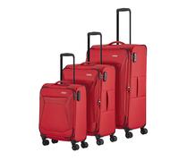 Travelite Chios 4 Rollen Kofferset 3-teilig rot (80040-10) rot