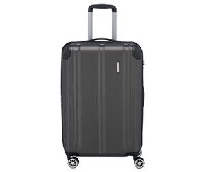 Travelite City - 4-Rollen-Trolley erw. M 68 cm (anthrazit)