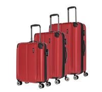 Travelite CITY Kofferset mit 4 Rollen Gr. L/M/S - Rot Rot [10] Koffer24