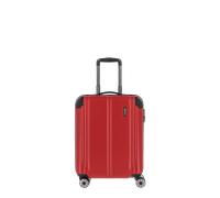 Travelite Handgepäck Trolley klein, City, 55x40x20 cm, 2,7 kg, Kratzfeste Hartschale, mit 4 Doppelrollen - Koffer passend für Lufthansa, Swiss, Austrian, KLM, Condor, Eurowings