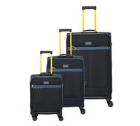 Travelite Color Craze 4-Rollen Trolley Set dunkelblau, Kunstfaser, 46 x 77 x 30cm