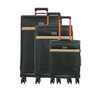Travelite Color Craze 4-Rollen Trolley Set khaki, Kunstfaser, 46 x 77 x 30cm