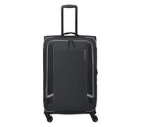 Travelite Corsiica 4 Rollen Trolley L 77 cm mit Dehnfalte schwarz