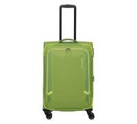 Travelite Corsiica 4 Rollen Trolley M 67 cm mit Dehnfalte grün