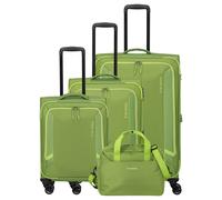 Travelite Corsiica 4 Rollen Kofferset 4-teilig grün