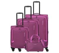 Travelite Corsiica 4 Rollen Kofferset 4-teilig pink