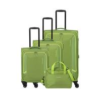 Travelite Corsiica 4 Rollen Kofferset 4-teilig grün