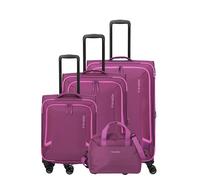 Travelite CORSIICA 4w Set 4-tlg L/M/S+Bordtasche, - Pink