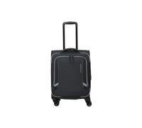 Travelite Corsiica Trolley 4w S exp. Black Koffer mit 4 Rollen Weichgepäck