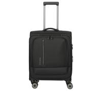 travelite CROSSLITE 4-Rollen Trolley S erw. Schwarz