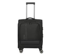 travelite CROSSLITE 4-Rollen Trolley S erw. Schwarz